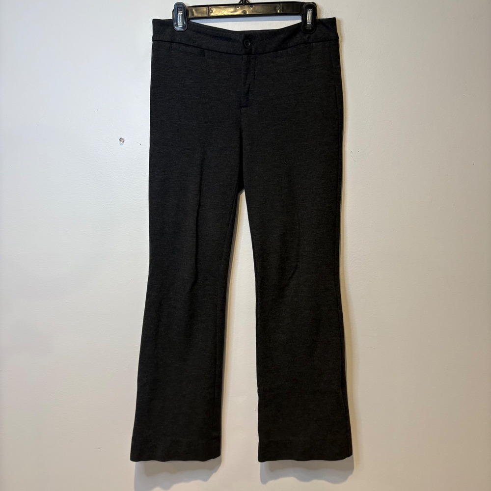 NYDJ Lift Tuck Trouser Pants‎ Gray Bootcut Stretch Lift Tuck 2P Petite Office